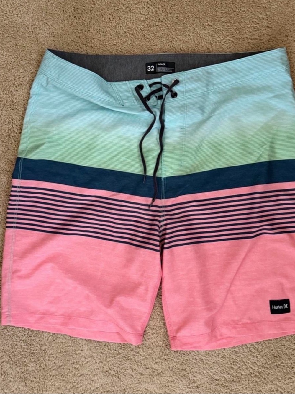 Hurley Men’s Colorblock Swim Trunks